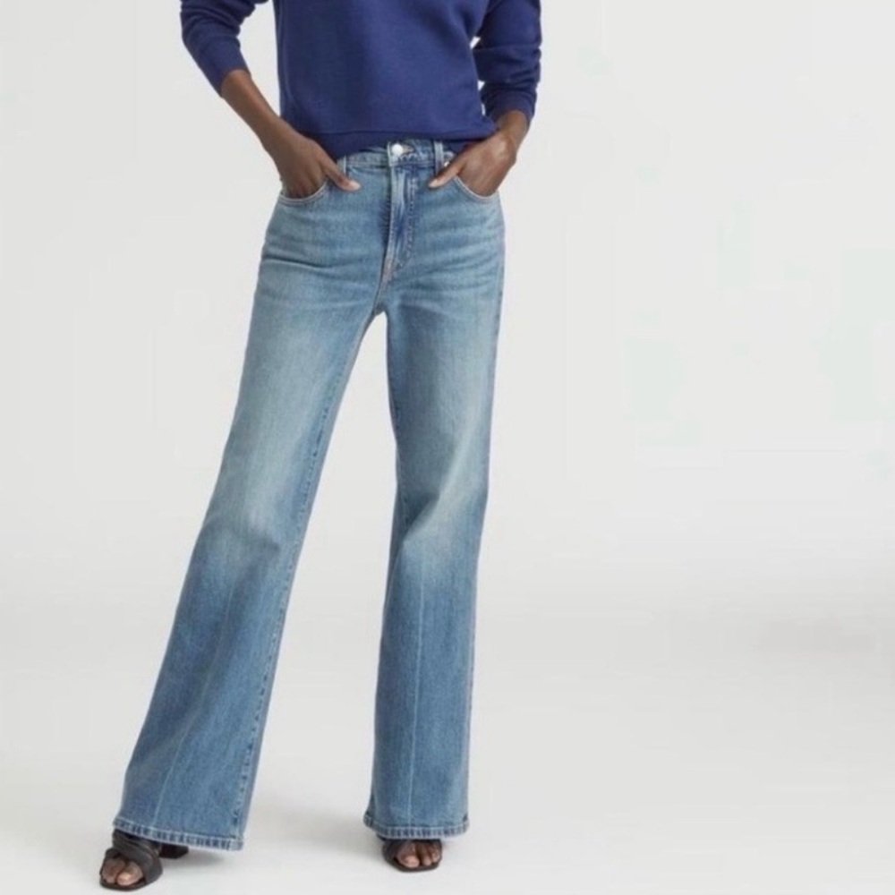 EVERLANE The High Rise Flare Jeans Size 26